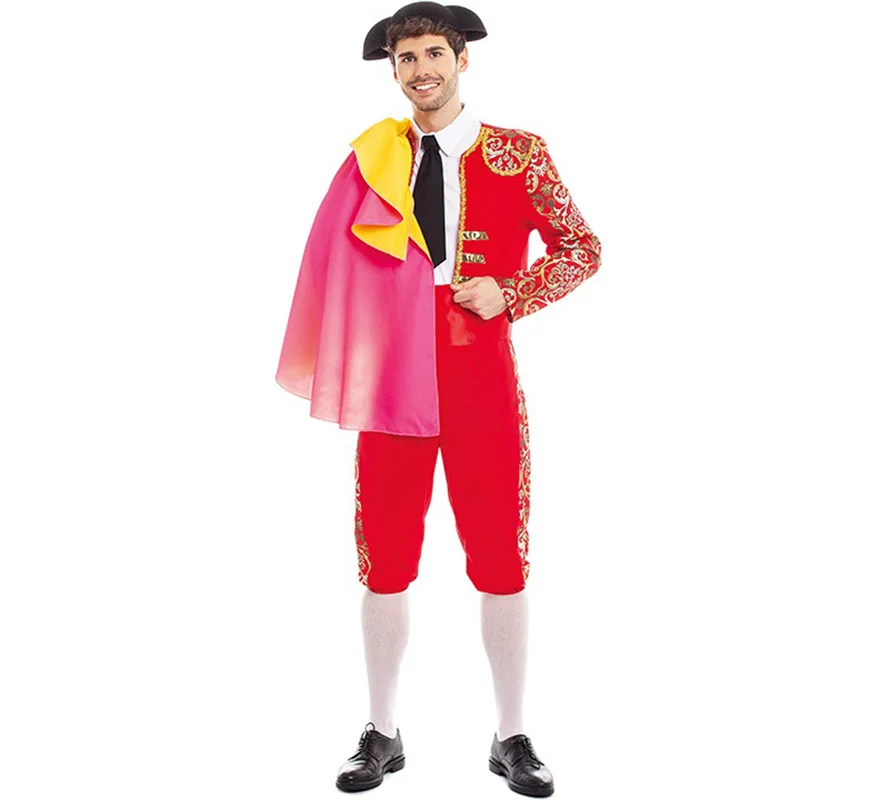 Parland men's Spanish red bullfighter costume