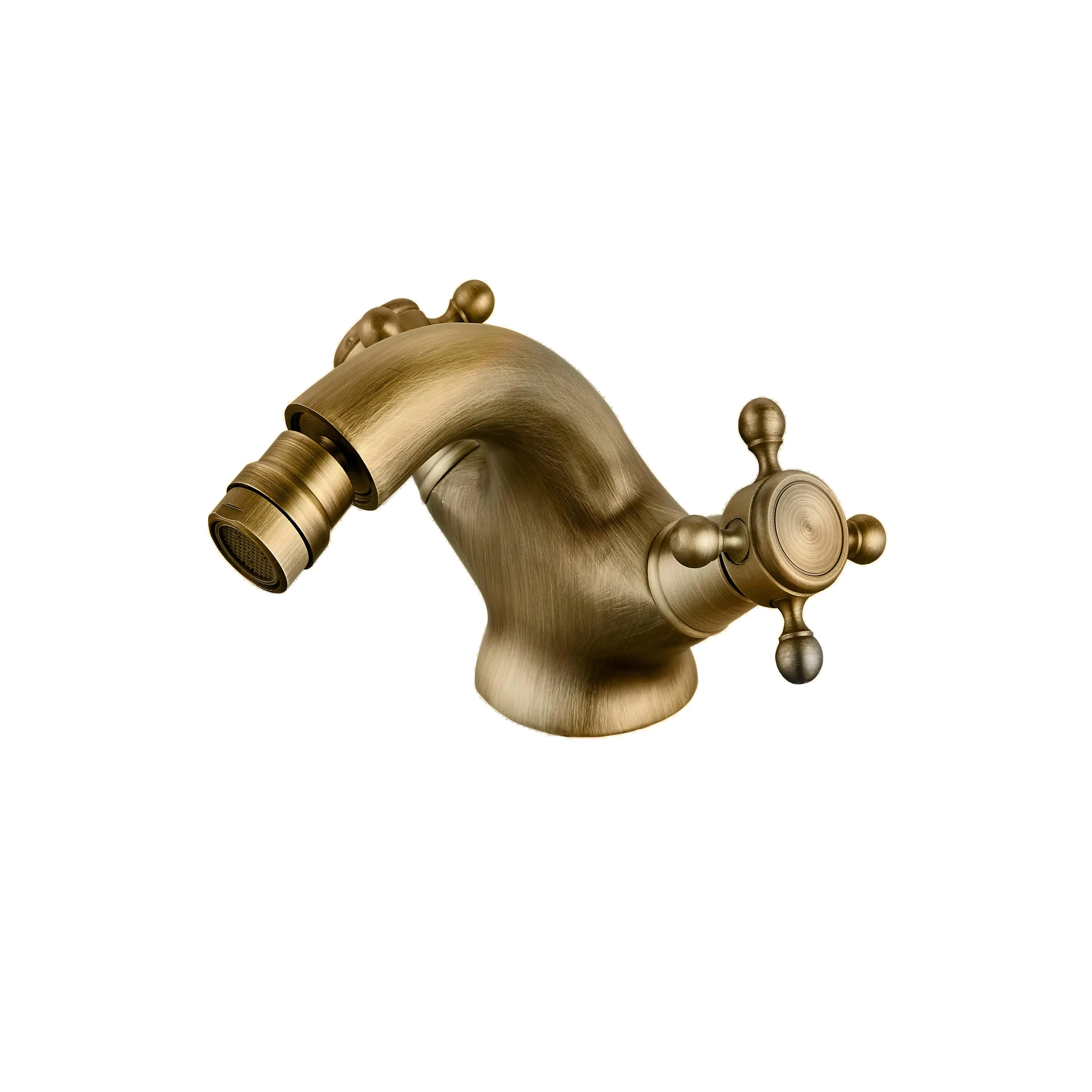 DP GRIFERÍA Grifo de Bide Monoblock Serie Clásica Antique Cromo 400mm CE