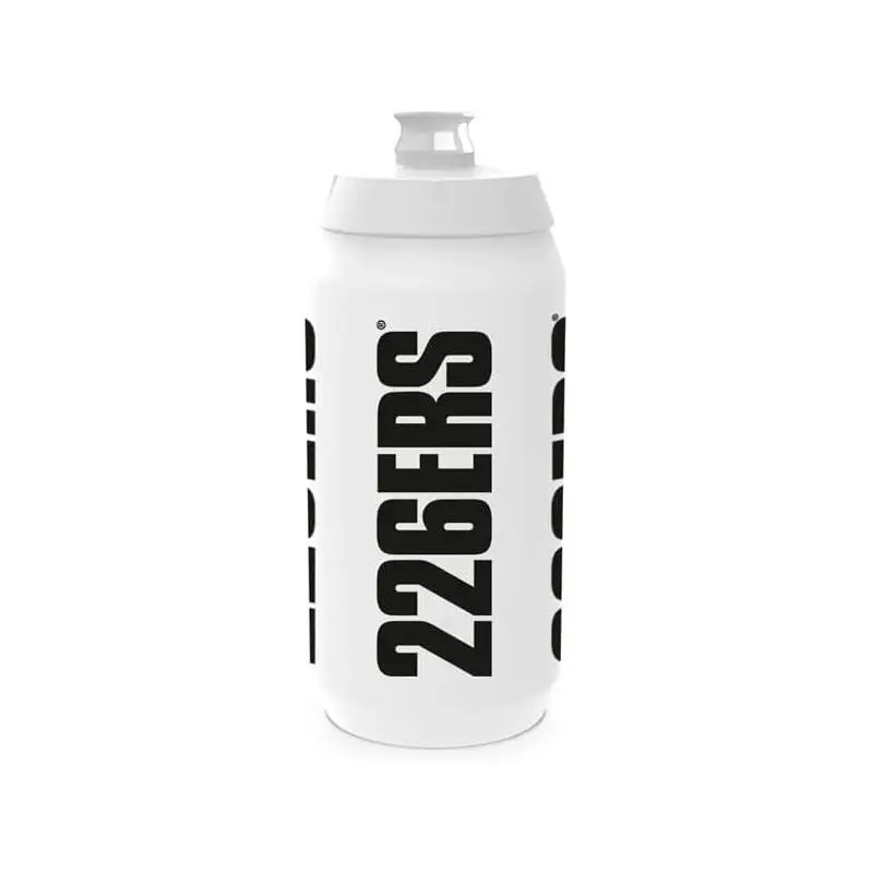 226ERS Bidón Logo Negro 550Ml Color Blanco 226ERS de ciclismo para bicicleta