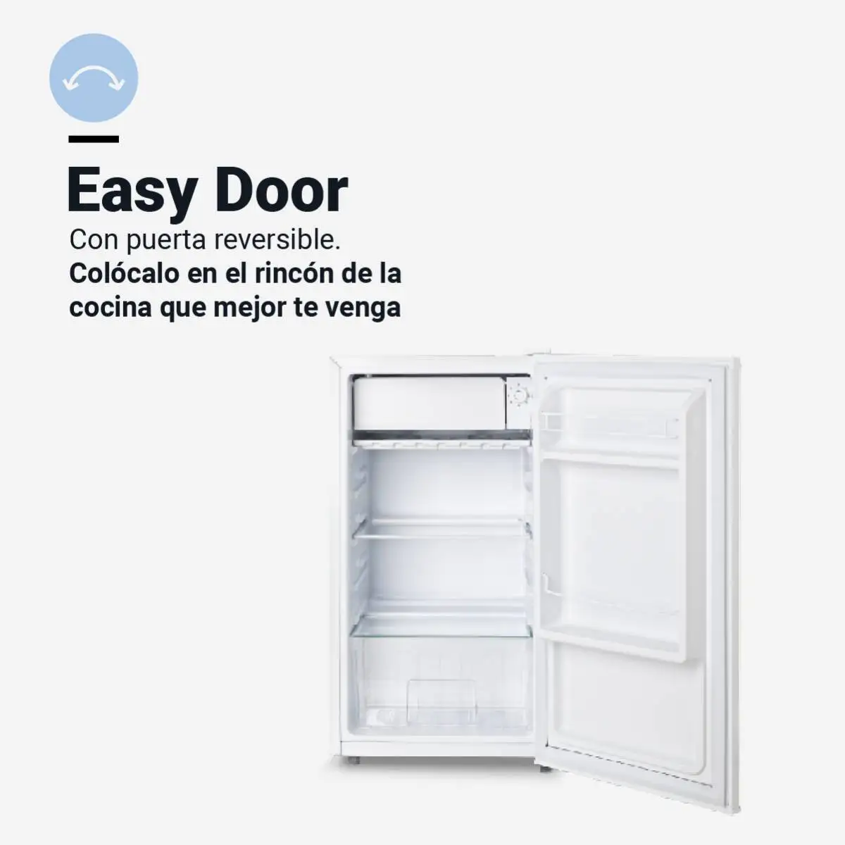 Universalblue universalblue undercounter refrigerator white 80 l - top drawer - interior light