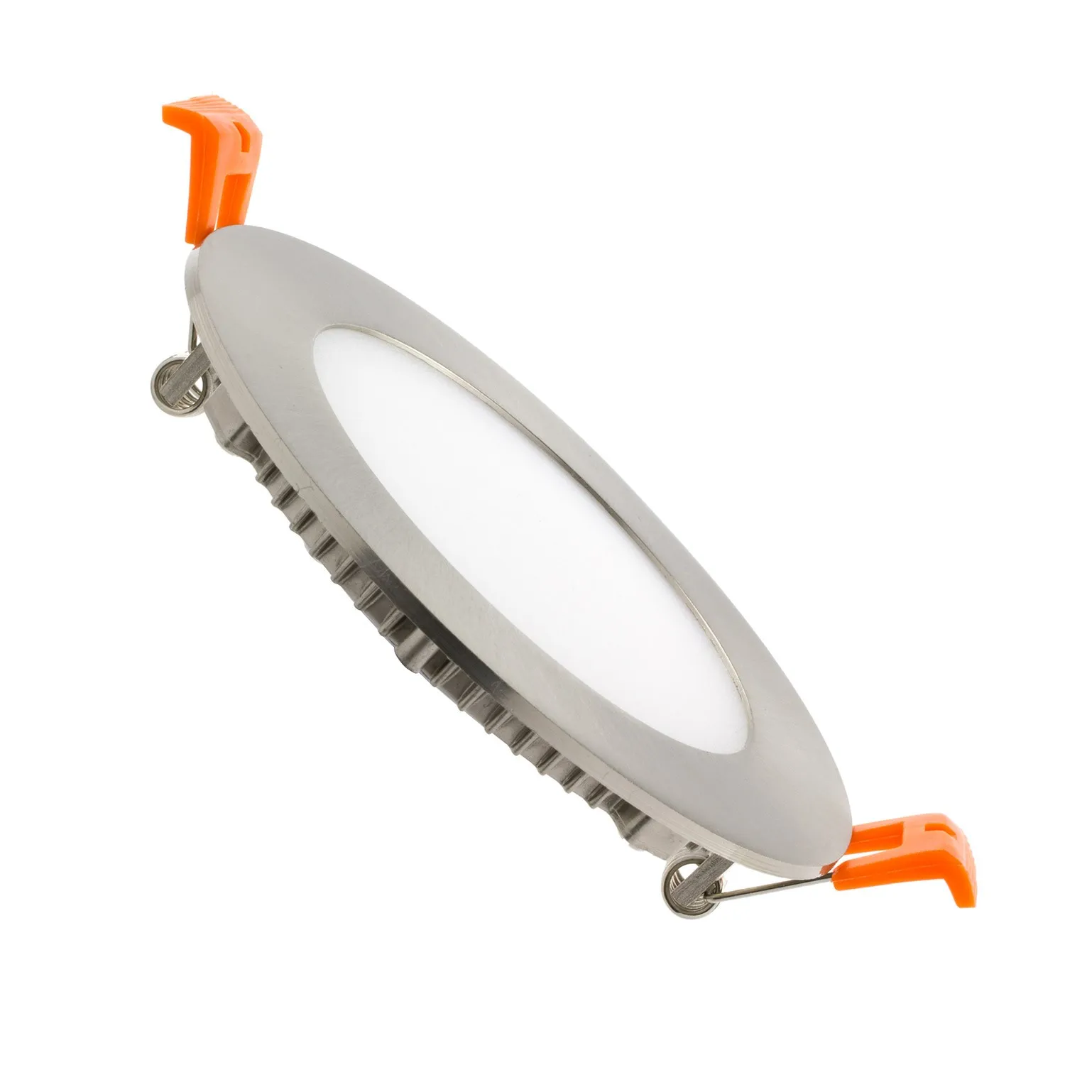 Ledkia Placa LED 6W Circular SuperSlim Silver Corte Ø 110 mm