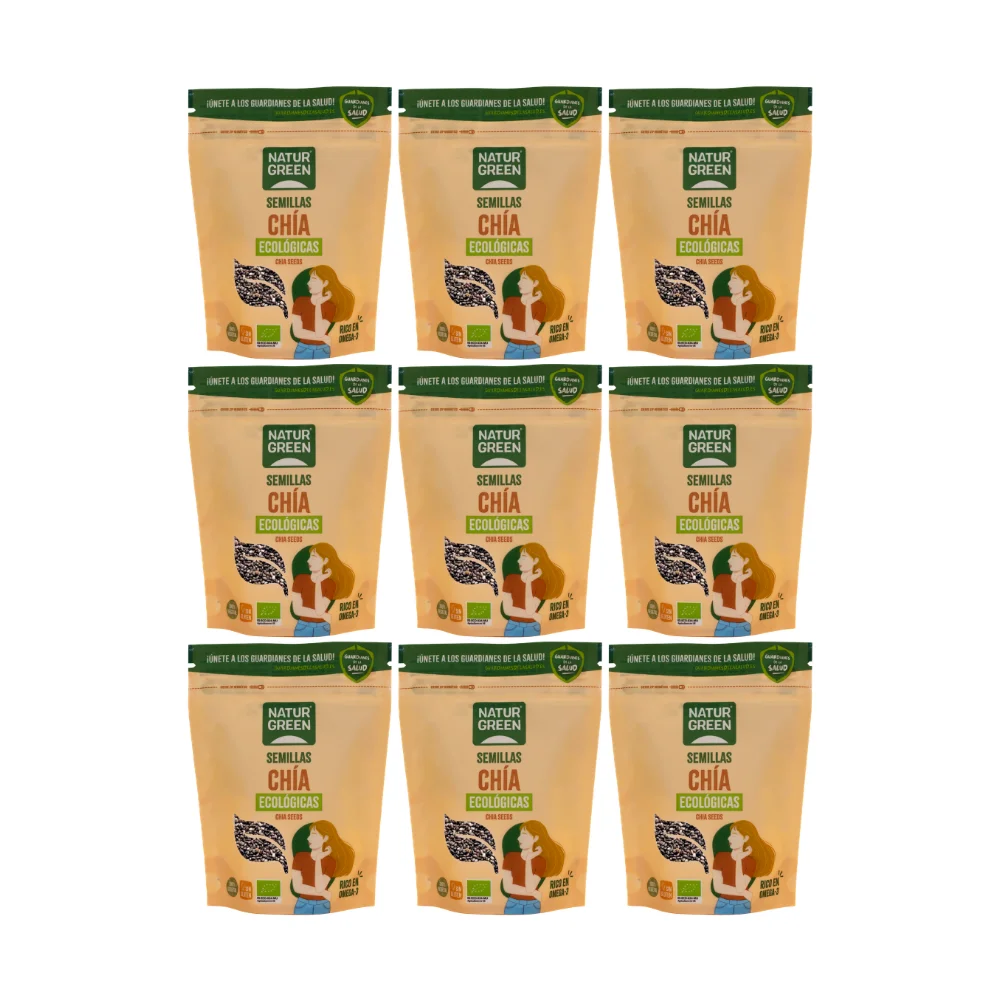 Pack 9x Semilla de Chía Bio 200 g NaturGreen
