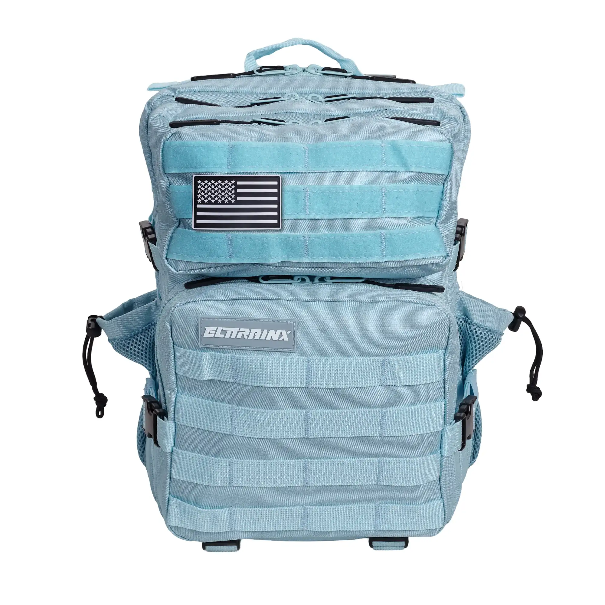 ELITRAINX 25L tactical backpack with Blue Cotton food compartment