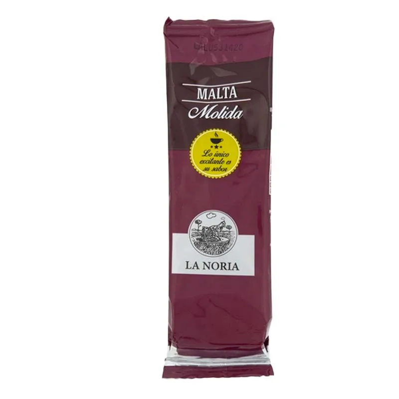 Pack de 12 unidades de Malta Molida La Noria 200 g - Bebida Instantánea 3 en 1