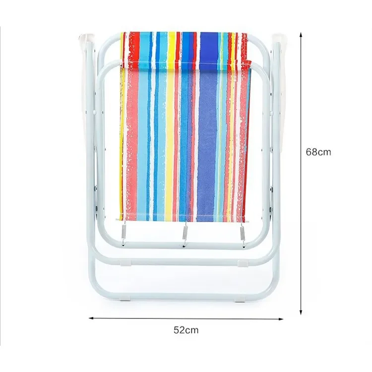 Foldable Beach Chair Outdoor Folding Multi-function Backrest Stool Chair for Camping Fishing Barbecue Patio