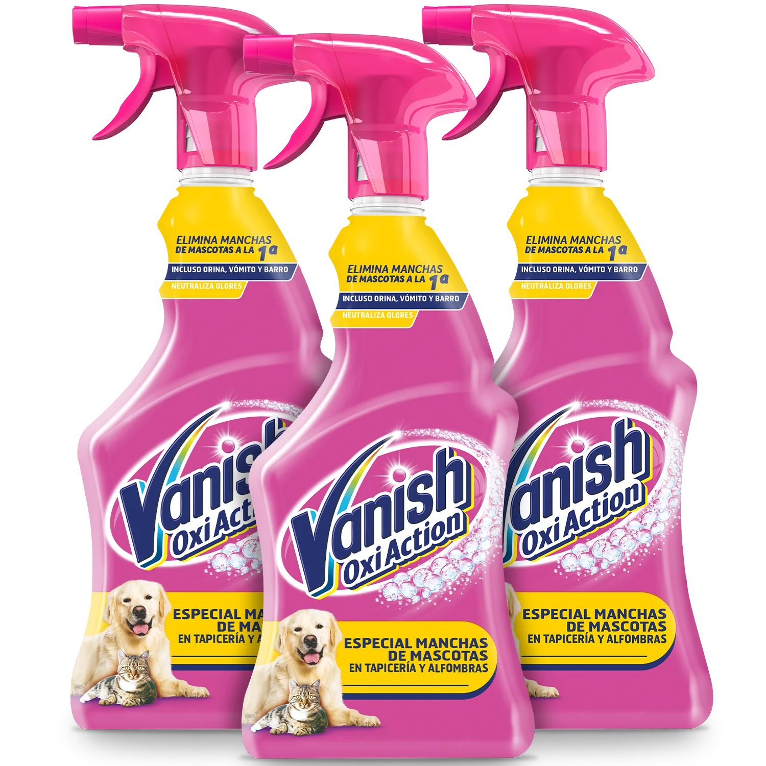 Vanish Special Stain Remover for Pet, Carpet & Upholstery spray-3x750 ml