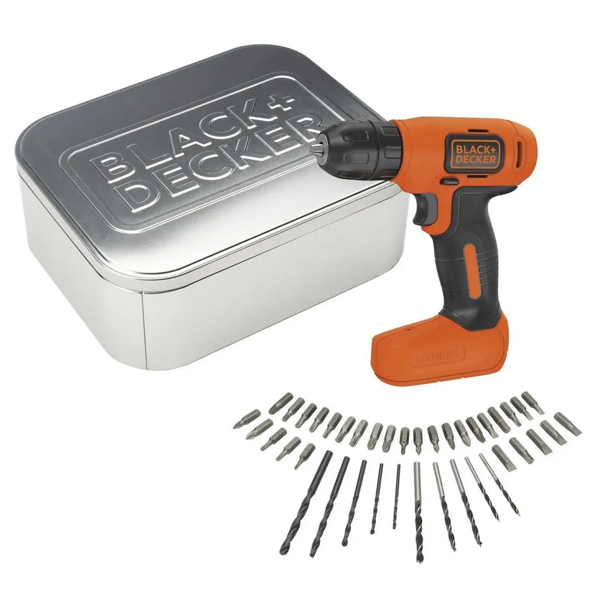 Black & Decker Taladro Atornillador Ultra-Compacto 7,2V – 12Nm, BDCD8-QW – 400 RPM | ¡Ideal para