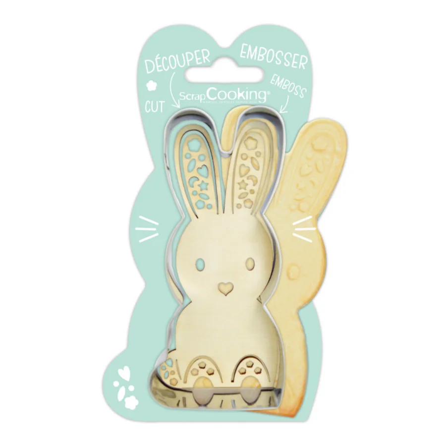 Scrapcooking cookie cutter - stainless steel rabbit