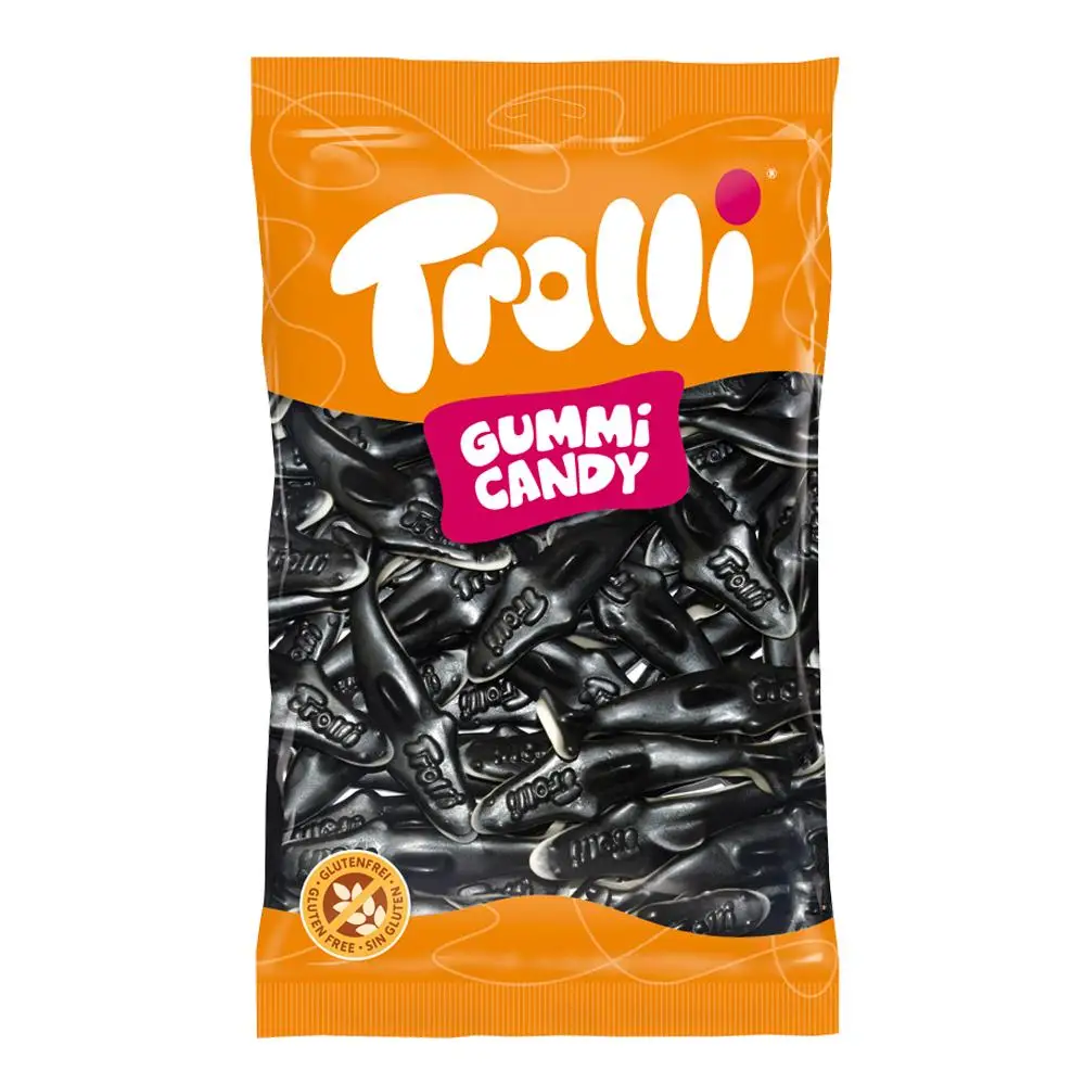 Trolli Orcas de Gominola en Bolsa de 1kg Sin Alérgenos