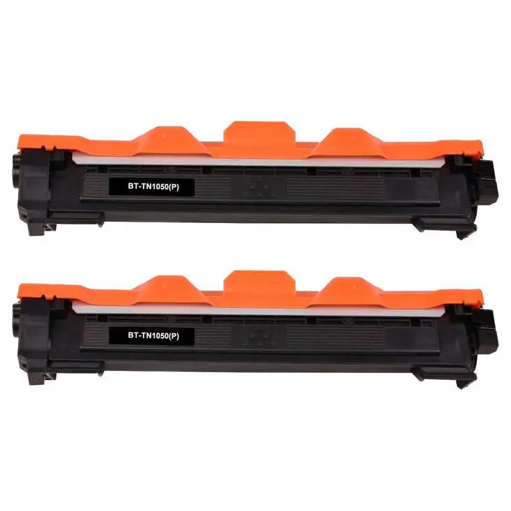 Compatible pack x2 brother tn1050 negro cartuchos de toner tn-1050