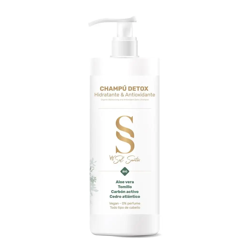 Sun SANTOS shampoo detox moisturizing-Ecofriendly packaging 500 ml