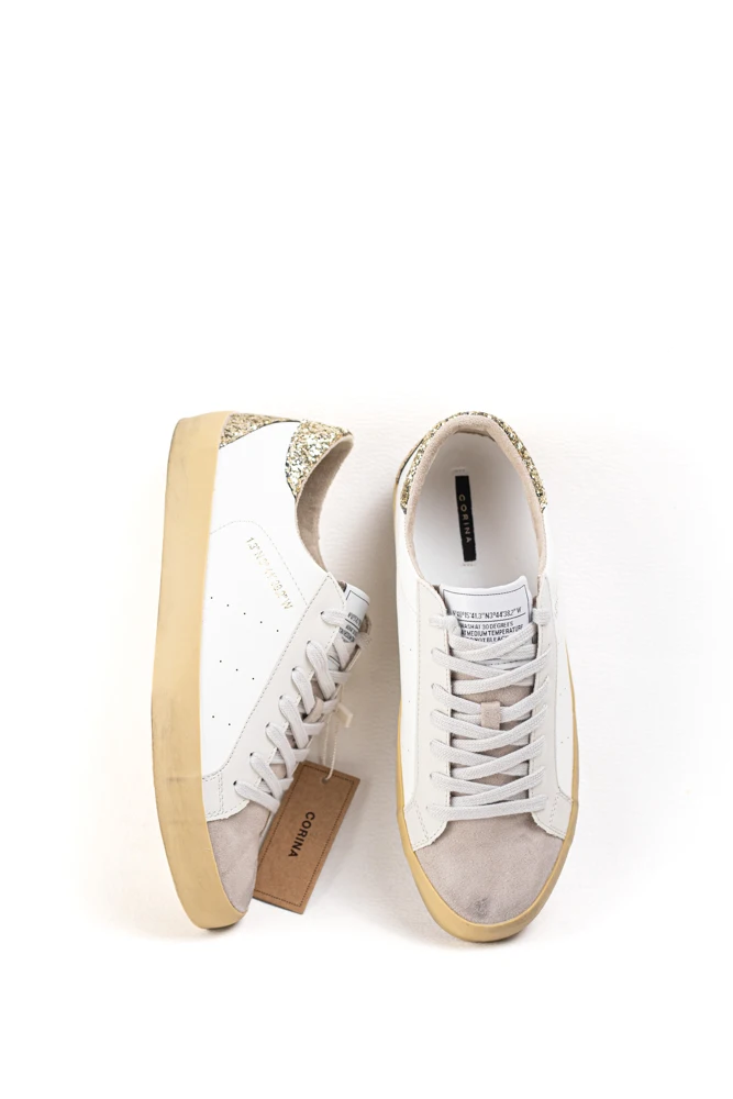 Wunder Spring retro style Corina material combination sneaker