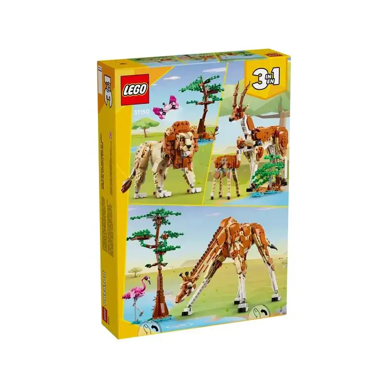 LEGO LEGO 3 en 1 Safari de Animales Salvajes (31150)