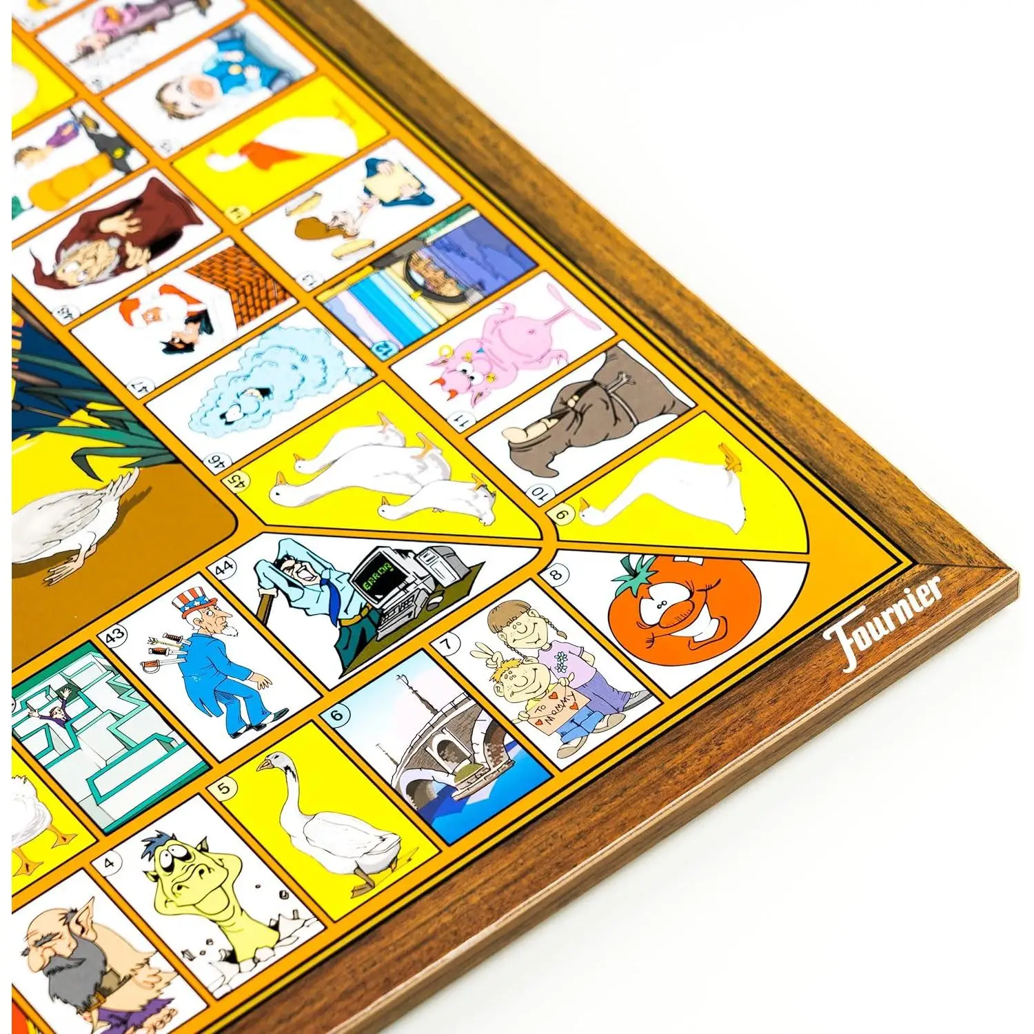 Fournier parchis 4 and goose, board 33x33 cm, 2-4 players, multicolor