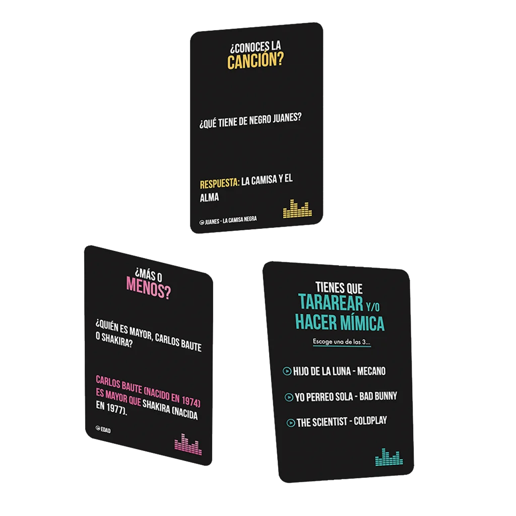 Asmodee - Play Hit Family Board Game - Dynamic Musical Game for 2-10 Players Ages 16+ - Fun and Fast-Paced Experience in Spanish - Perfect for Family and Friends Game Night