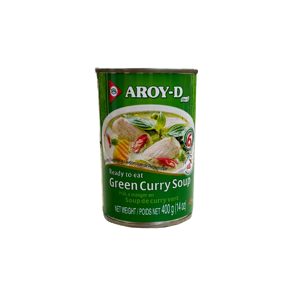 Aroy-d thai green curry soup – ready to eat (400g)