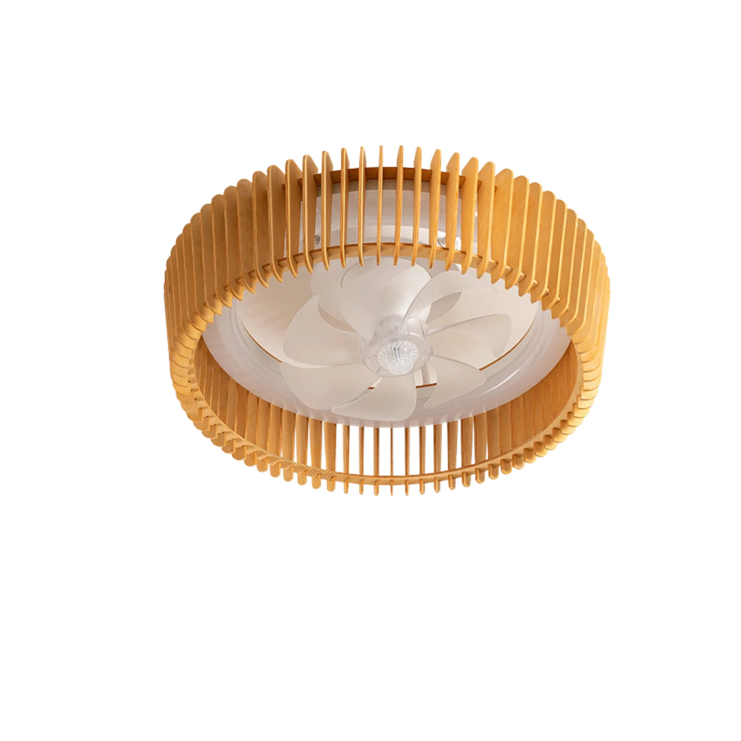 Create - ceiling fan 20w silent ø58cm addressable blades with led light, abs material, - wind craft