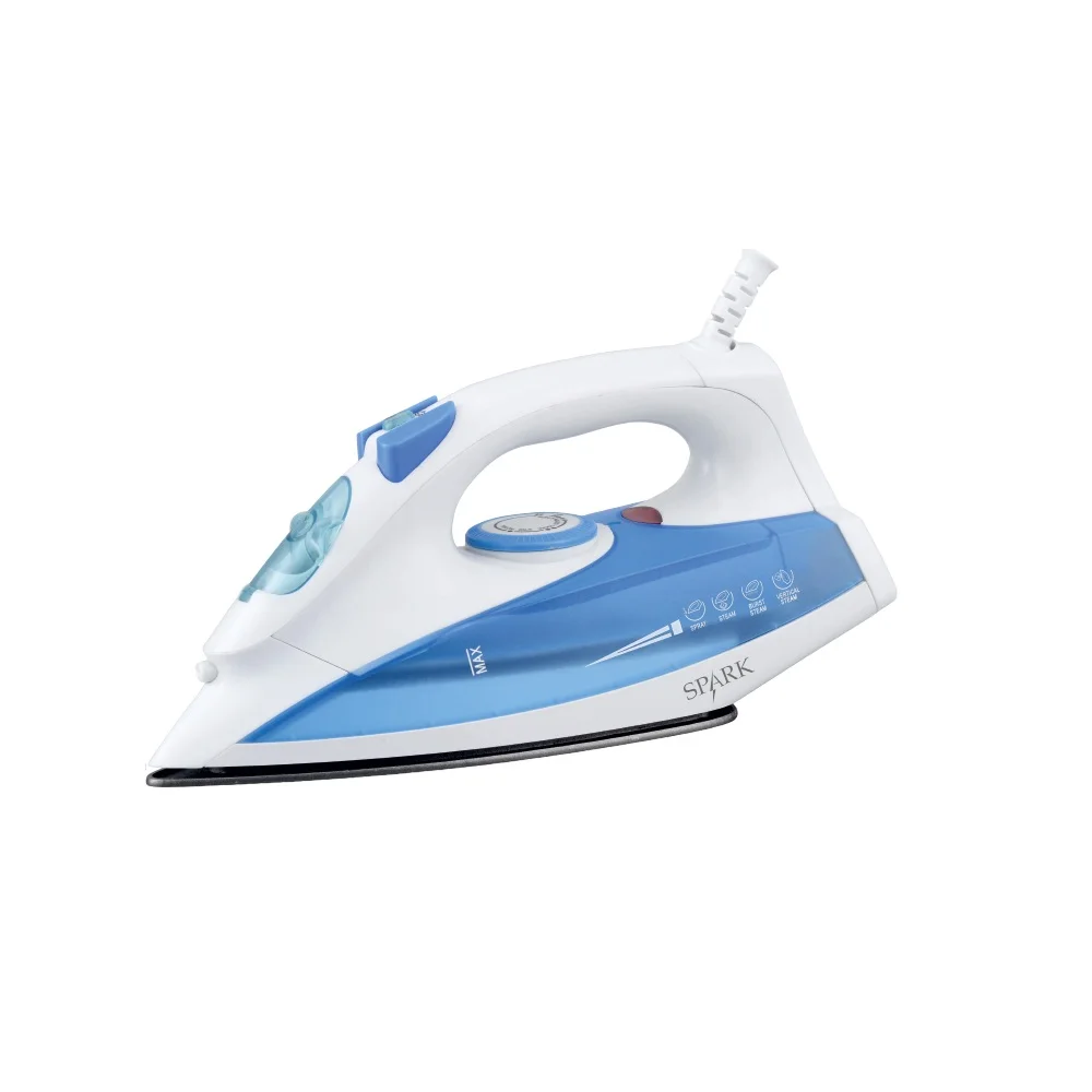 SPARK- PLANCHA DE VAPOR 2000W. PLACA ANTIADHERENTE. VAPOR HORIZONTAL Y VERTICAL.