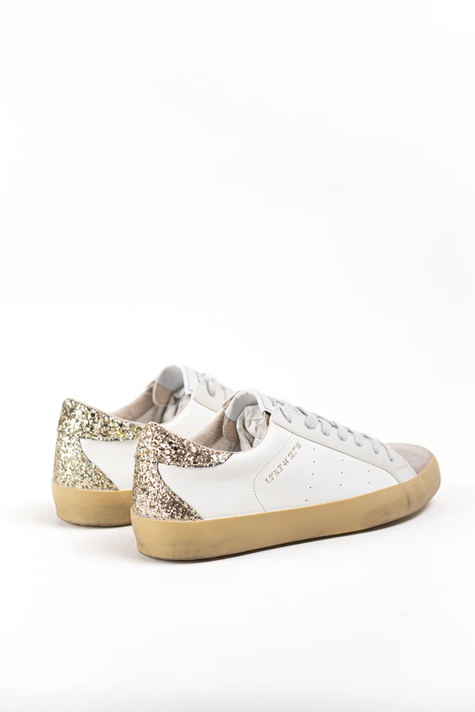 Wunder Spring retro style Corina material combination sneaker