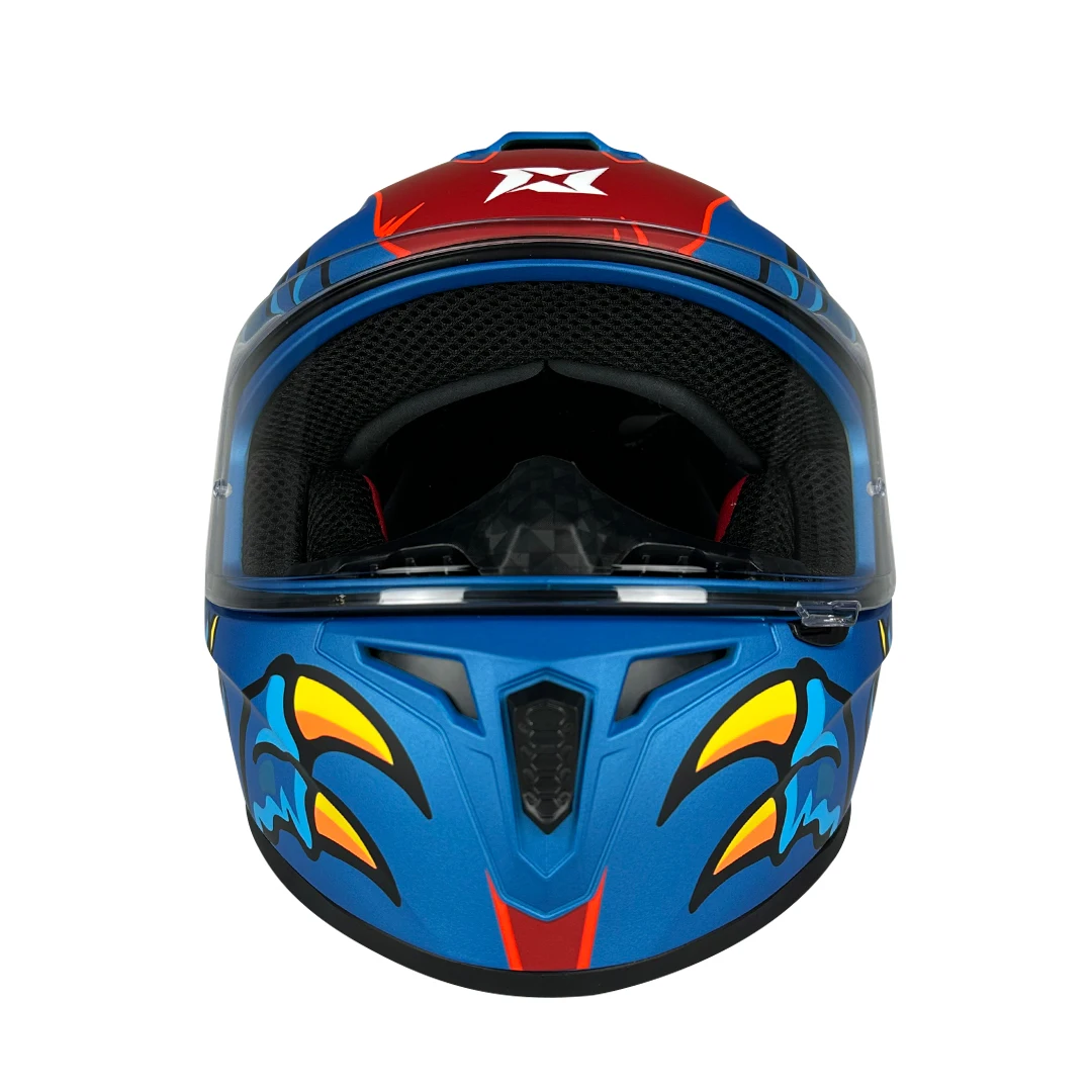 Full-face helmet for motorcycle AXXIS FF112D DRAKEN S DINOTOON adult blue COLOR