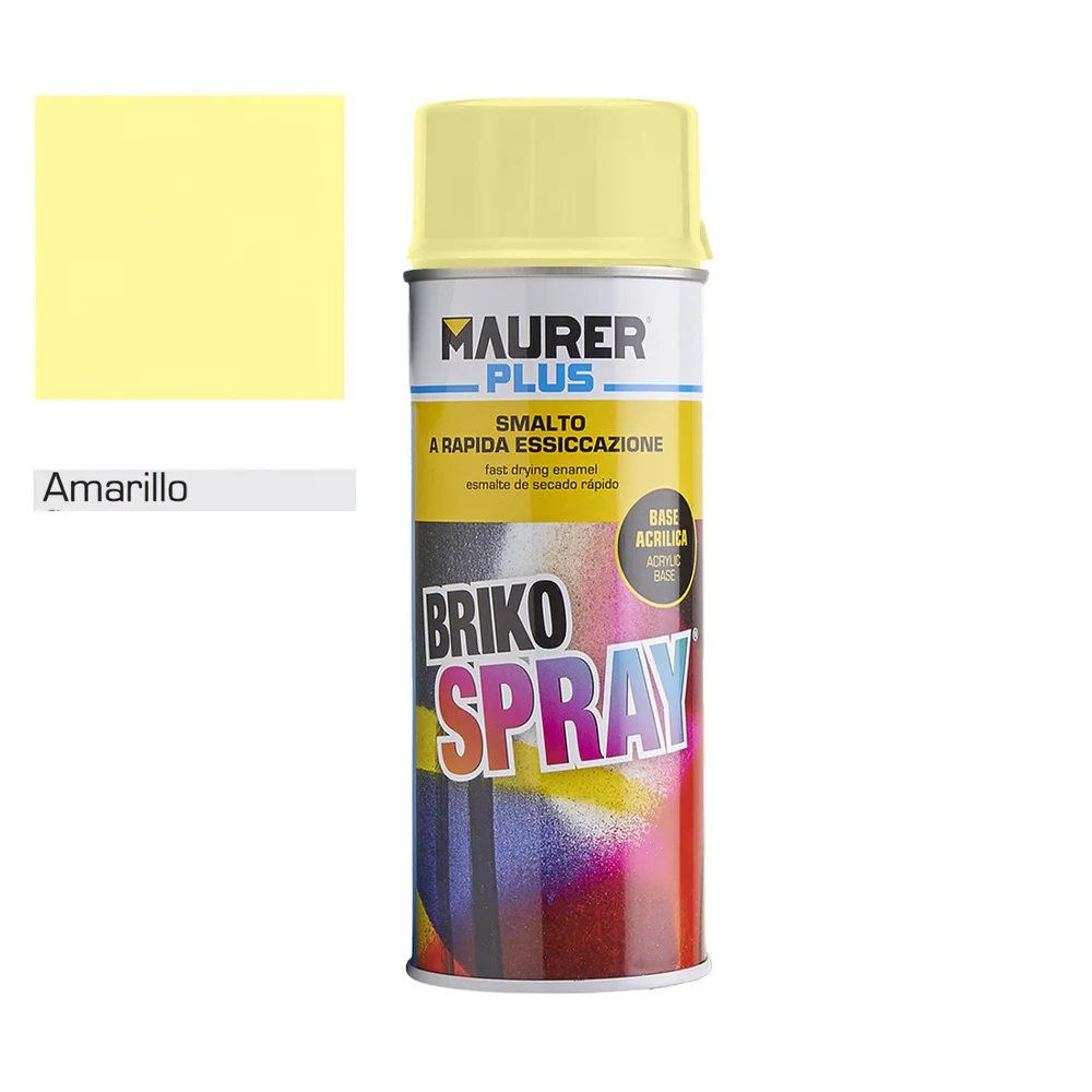 Spray pintura amarillo claro tráfico 400 ml.