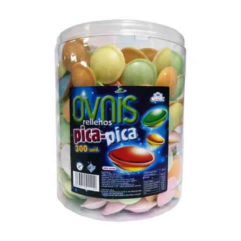 OVNIS PICA PICA de Oblea Rellenos de Pica Pica Sin Gluten - 300 Unidades