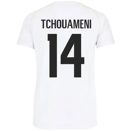 Real Madrid - Réplica Camiseta TCHOUAMENI  Dorsal 14 - Licencia Oficial - Talla Adulto