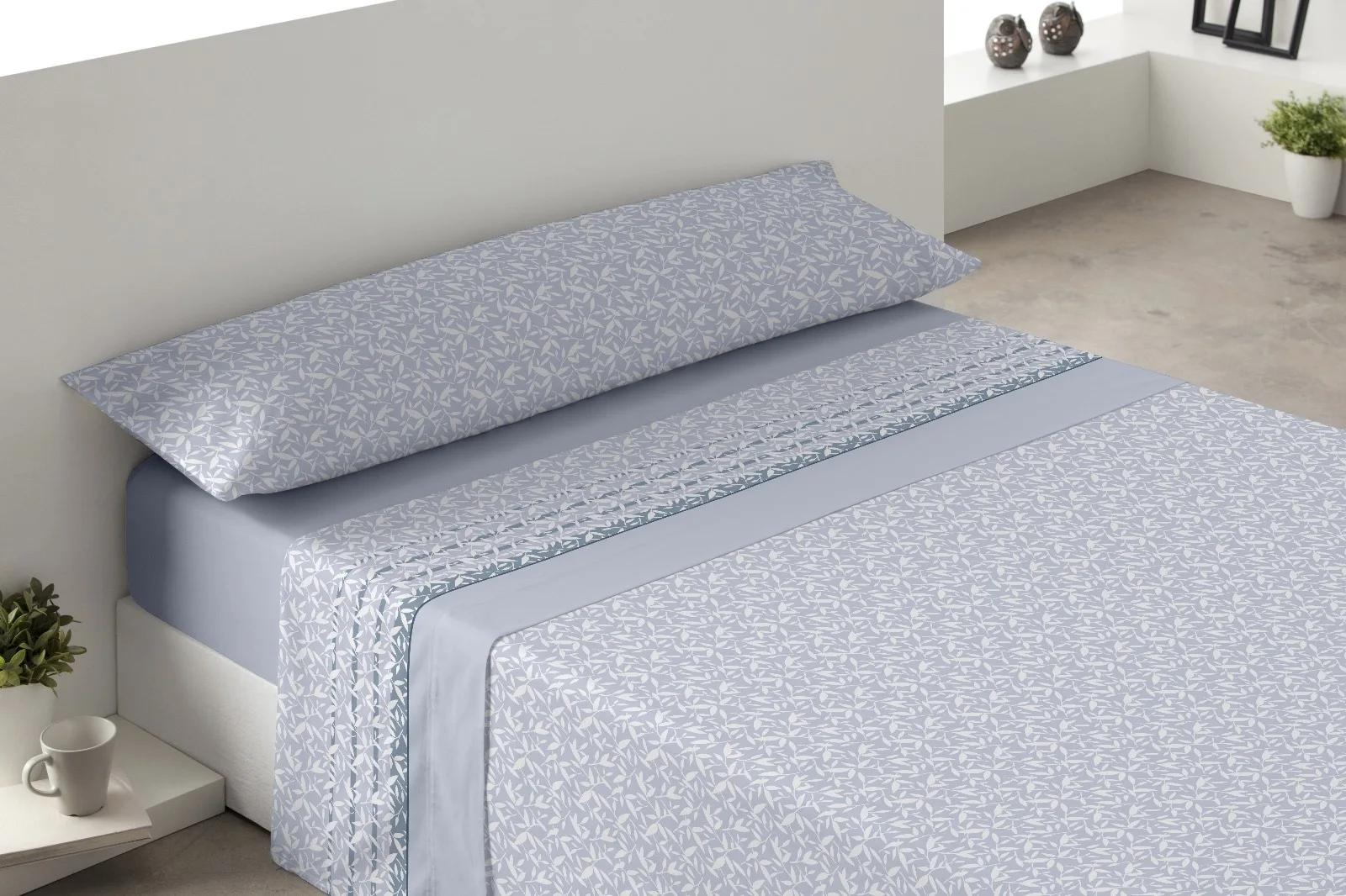 High-Quality PIRINEO Winter Sheet Set, Double-Sided, Soft Microfiber for Beds 90, 105, 135, 150 cm, Easy Care, Warm Thermal Fabric in Gray, Blue, Beige, Pink #2