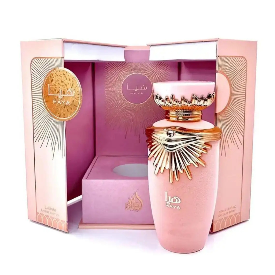 Haya Lattafa - 100 Ml Perfume Mujer Afrutado Amaderado Rosas