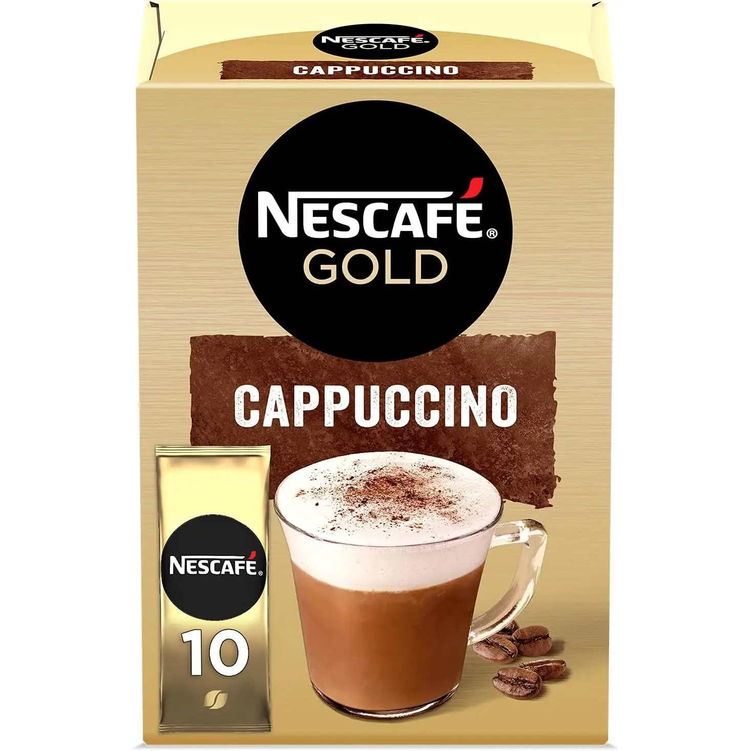 Nescafé Cafe capuccino Solubre caja 10 sobres de 14 gr -  140 g
