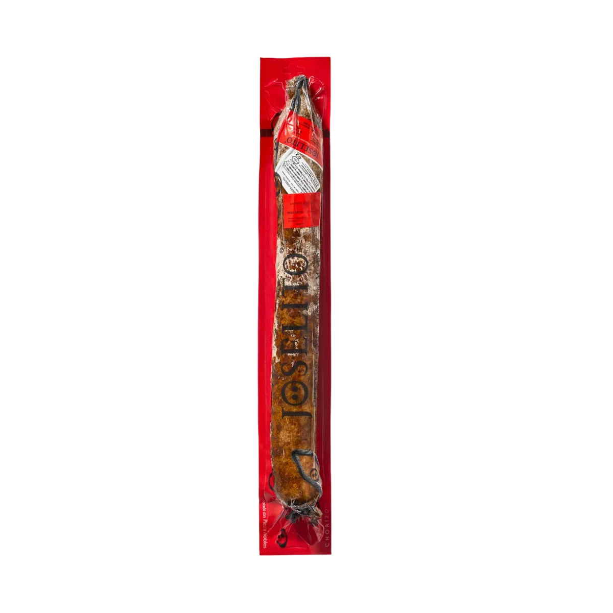 Chorizo ibérico de bellota 100%, Guijuelo, Joselito, curado en secaderos naturales, sin aditivos, pieza entera, aprox. 1,2kg