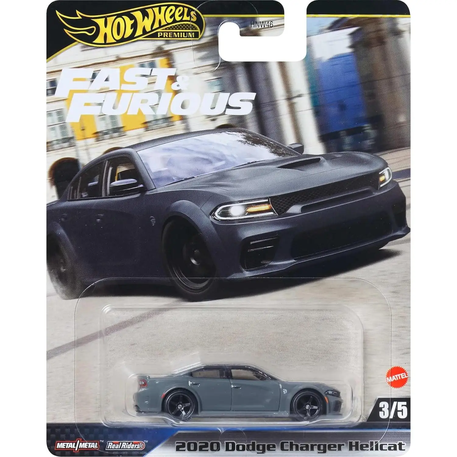 Hot Wheels Premium Fast & Furious 2020 Dodge Charger Hellcat 3/5
