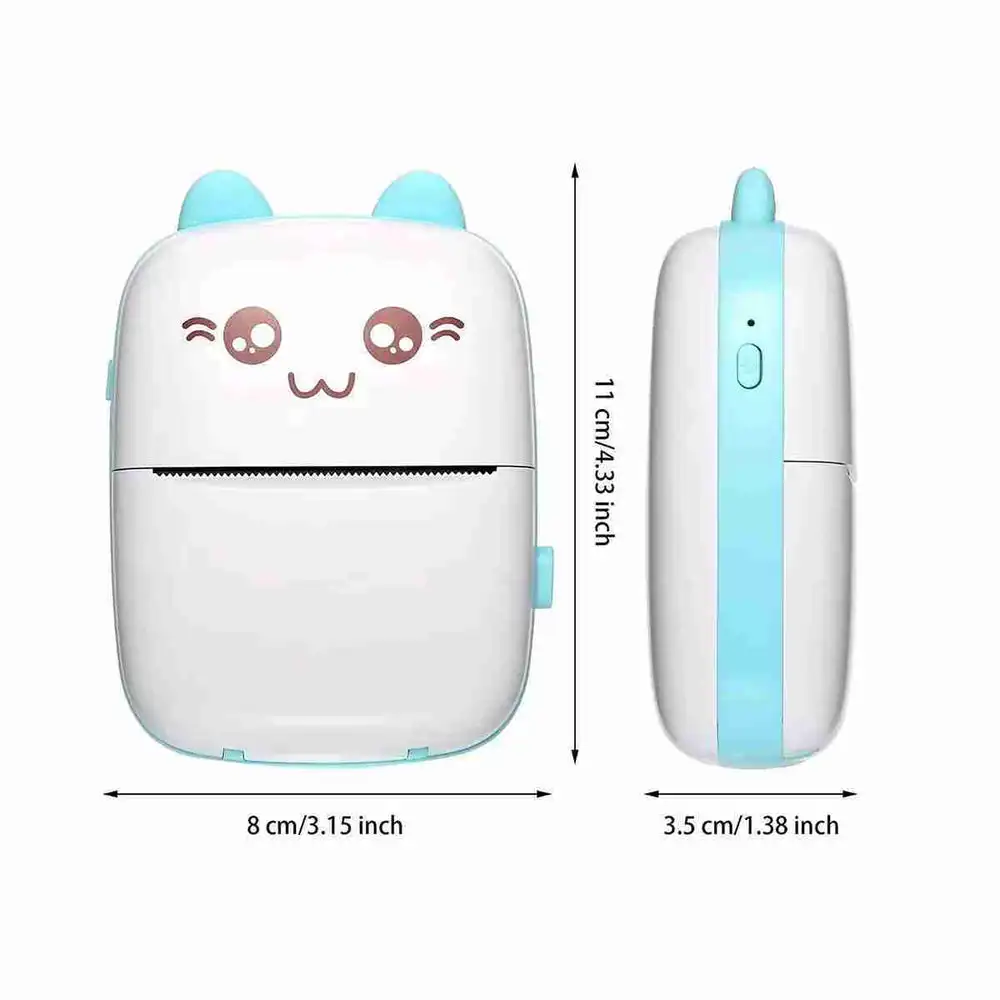 Almalux mini portable printer ®   For inkless mobile phone - thermal - bluetooth on receipt paper