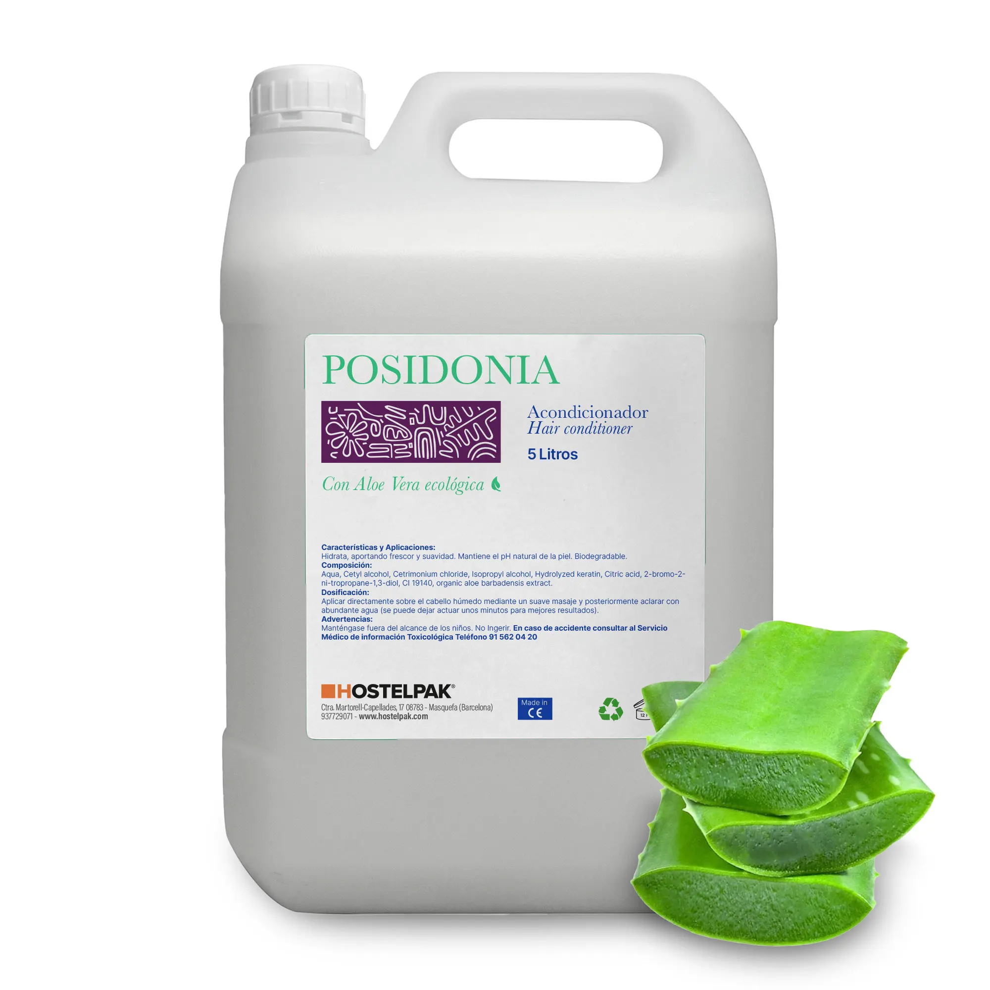 Hostelpak  5 l  Acondicionador de pelo Colección Posidonia  Amenities hotel