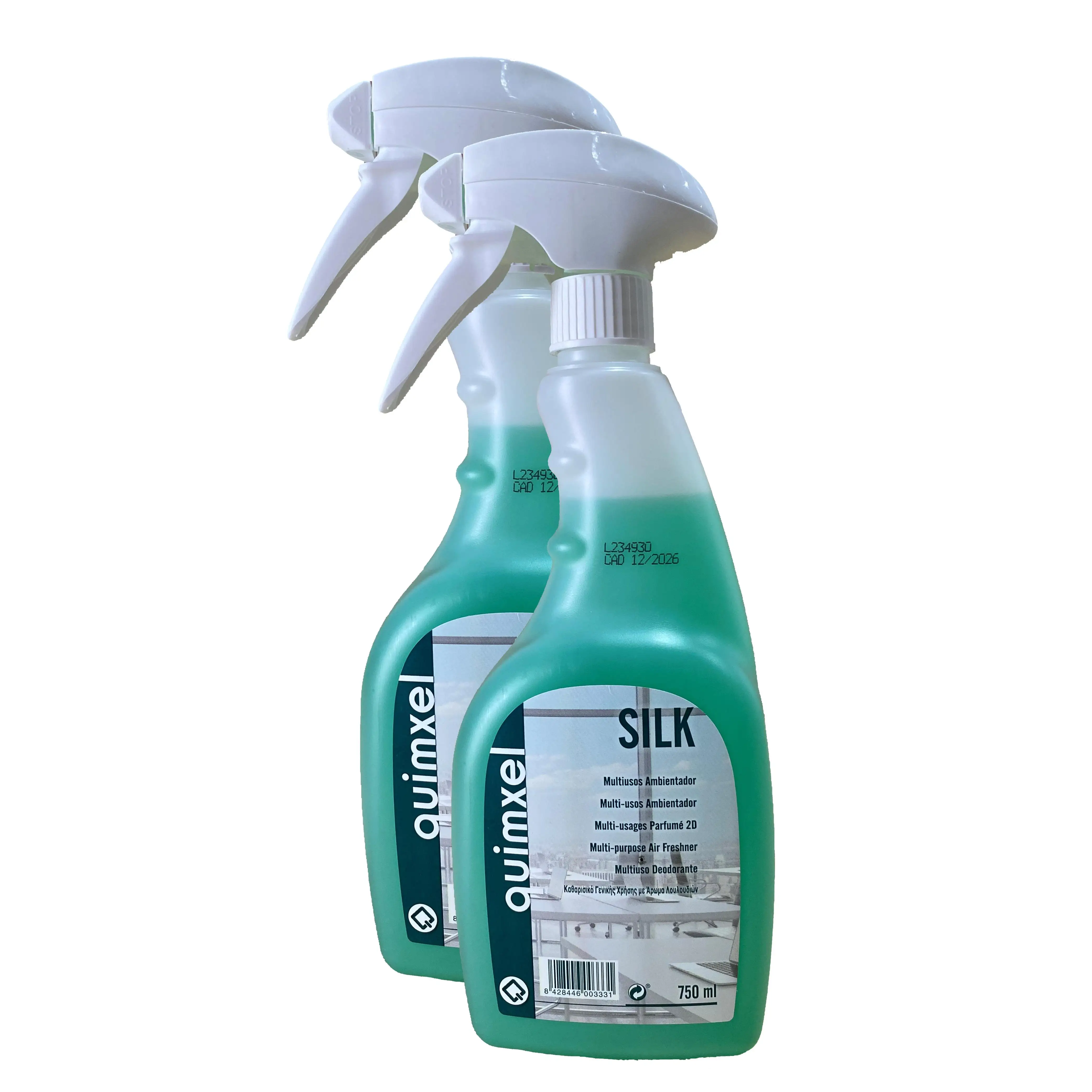 MULTIUSOS AMBIENTADOR SILK QUIMXEL 750ml - AROMA CONCENTRADO (2 unidades)