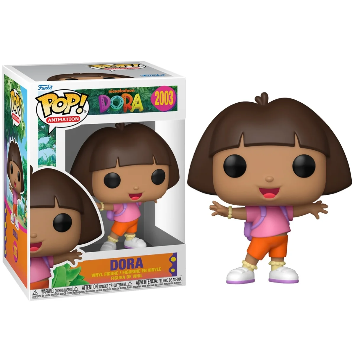 FUNKO POP! DORA LA EXPLORADORA – DORA, 86279, Nº2003, TIENDA CON LICENCIA OFICIAL