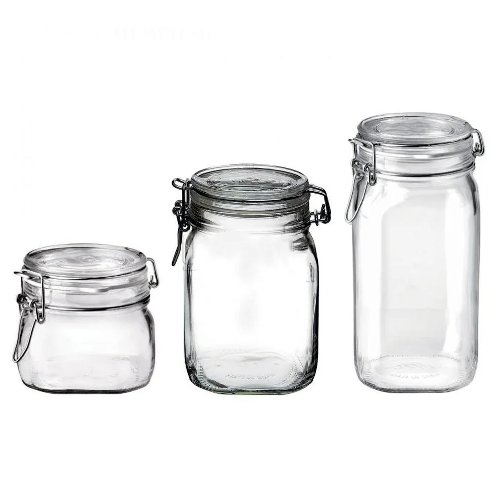 TARRO HERMETICO DE VIDRIO,TARRO CRISTAL,CAPACIDAD 0.5L/1L/1.5L/2L/4L,cm,fespu