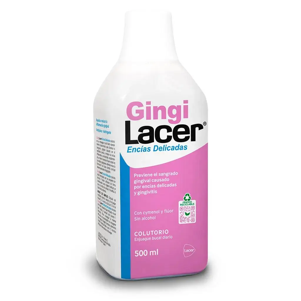 Lacer Gingilacer mouthwash 500 Ml-mouthwash-reduces bleeding gums-prevents Dental plaque-protects and tones gums