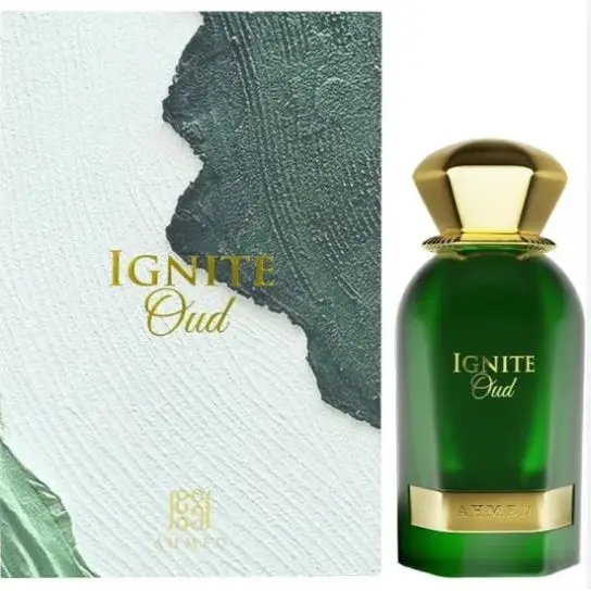 Perfume Árabe 100% Original Ignite Oud de Ahmed Al Maghribi: Exclusividad Unisex con el Arte del Oud Tradicional en Cada Gota