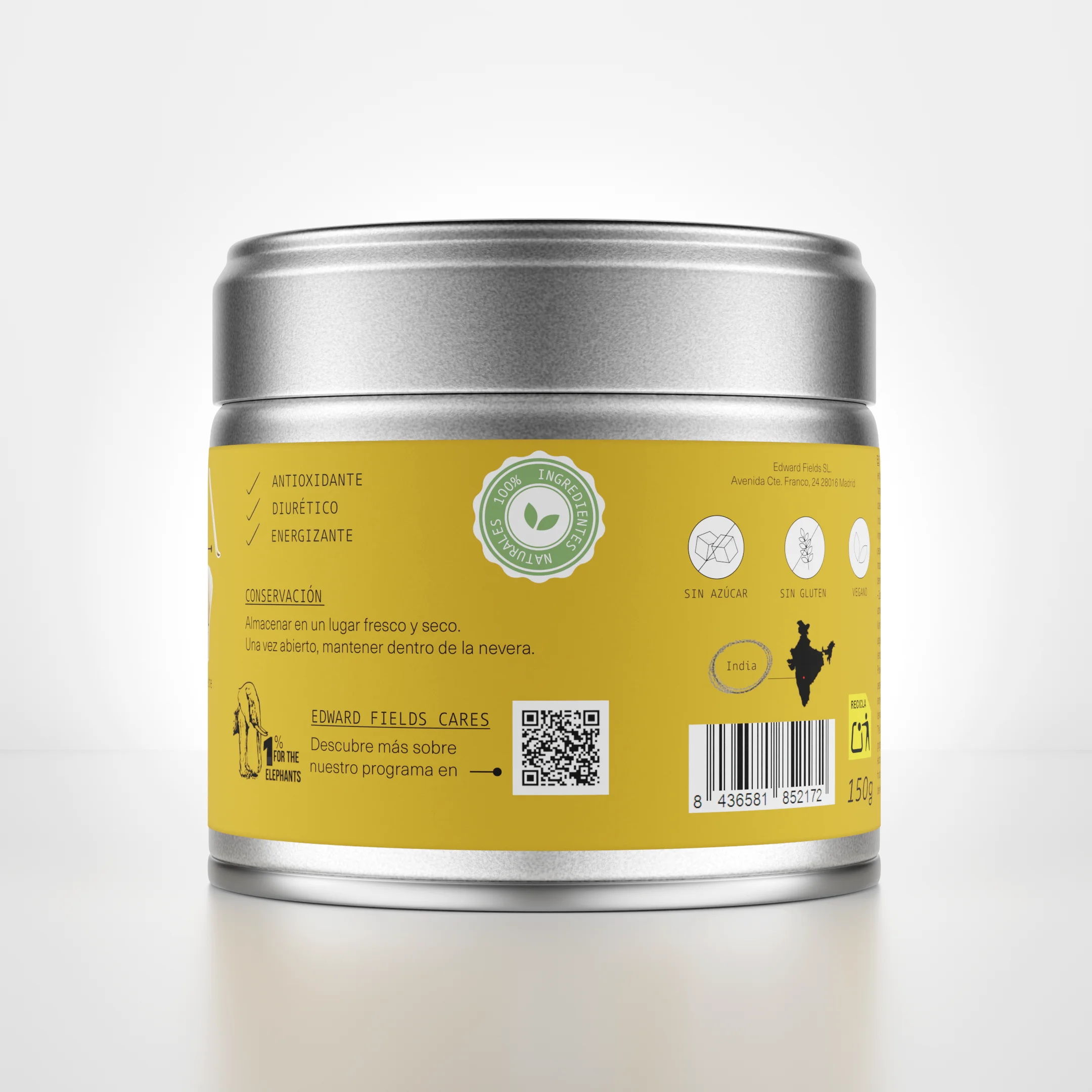 Chai latte premium powder 100% natural 150g