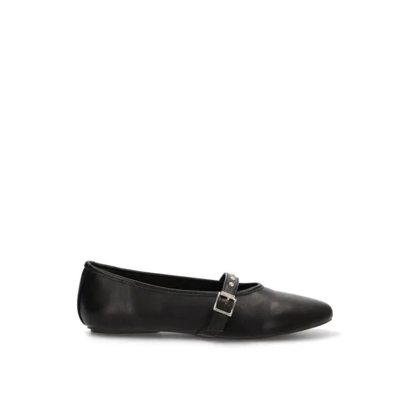 Bailarina Etika - Mujer - Suela Plana - Modelo 63311 - Color Negro