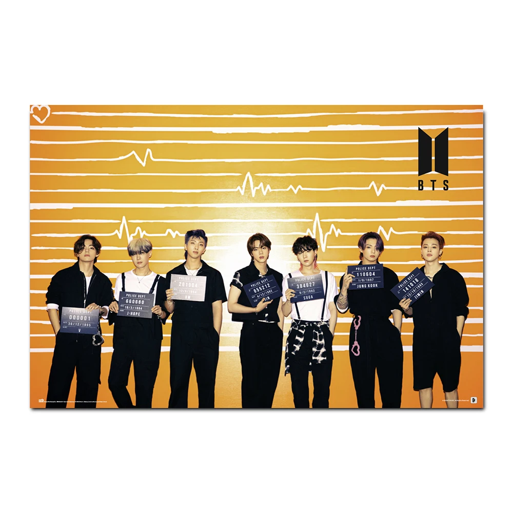 Poster bts police dept