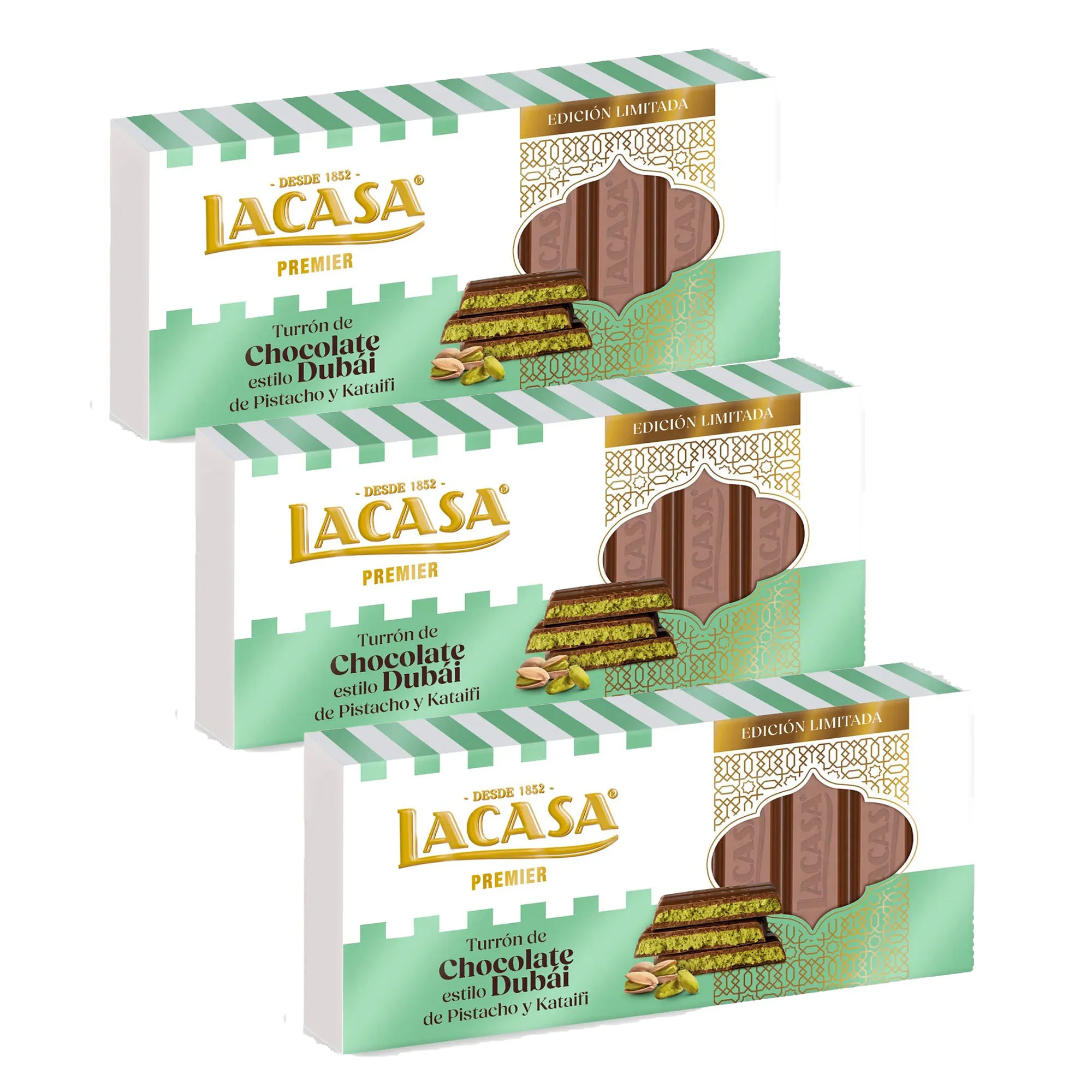 Pack de 3 Turrones Lacasa de Diferentes Sabores