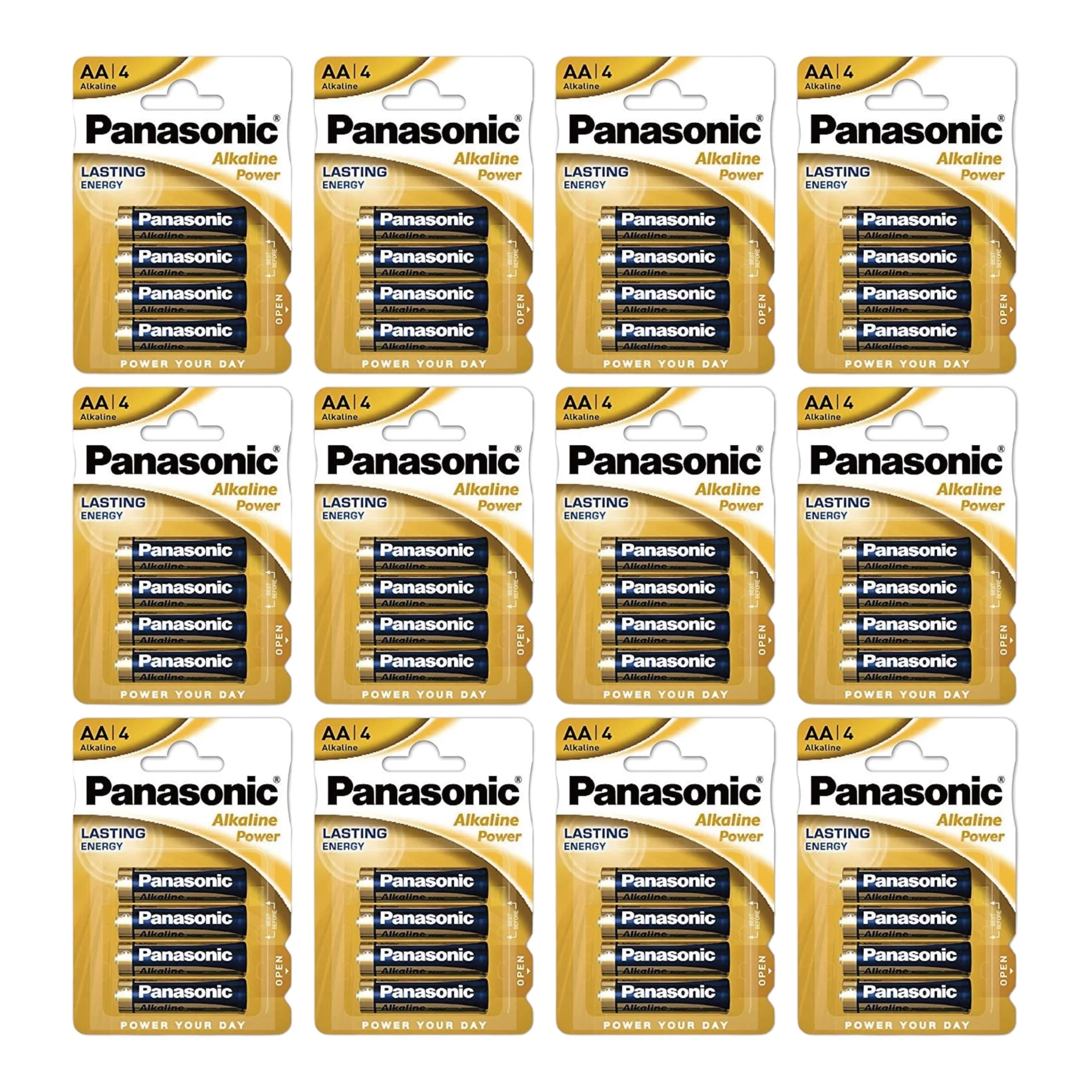 Panasonic AA or AAA batteries-1,5V alkaline battery Pack durable and reliable power for your devices! Panasonic POWER LR03 AAA Panasonic POWER LR6 AA (PILA001)