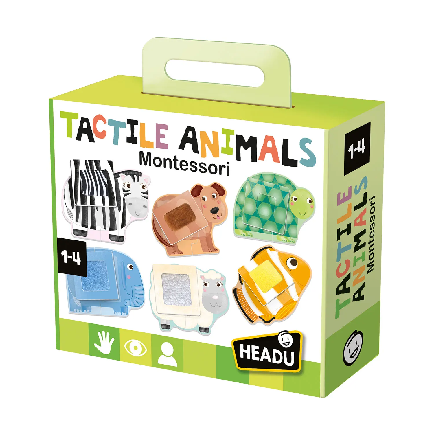 Headu - Tactile Animals Montessori  Juegos Para Niños De 2 Años  A 4  Juegos Educativos Niños 2 Años A 4  Montessori 2 Años 12 Piezas  Regalo Niño 2 Años A 4