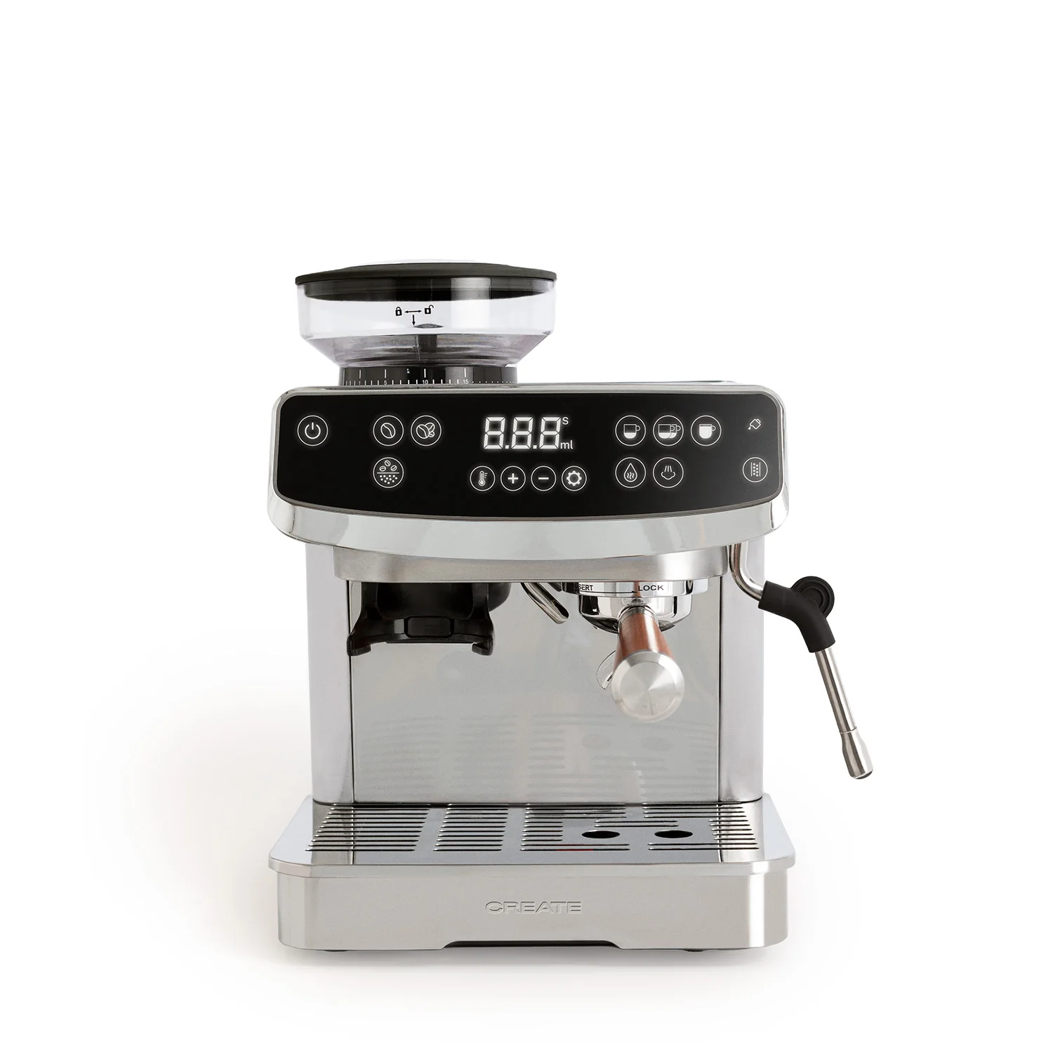 Create - semi-automatic express coffee maker with touch screen - thera advance touch