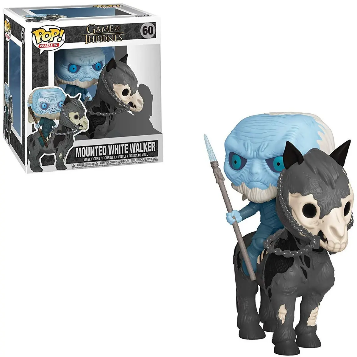 FUNKO POP! RIDES JUEGO DE TRONOS -CAMINANTE BLANCO EN CABALLO, 37669, Nº60, TIENDA CON LICENCIA OFICIAL