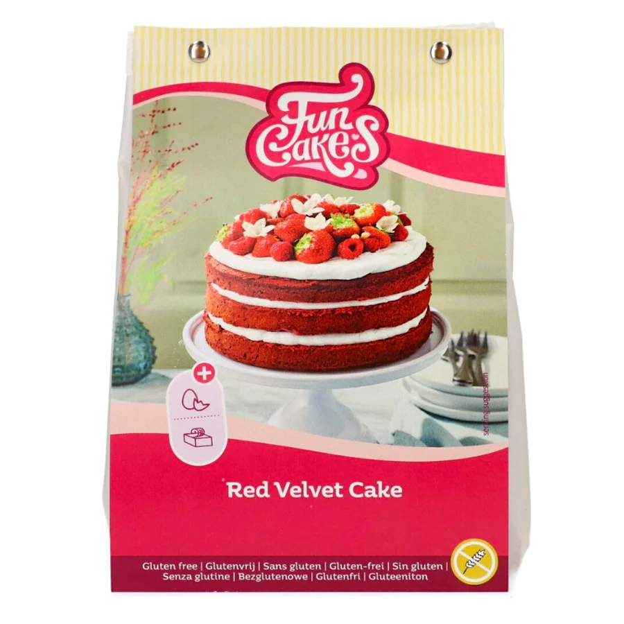 Glotomania Preparado Funcakes Red Velvet Sin Gluten - 400g