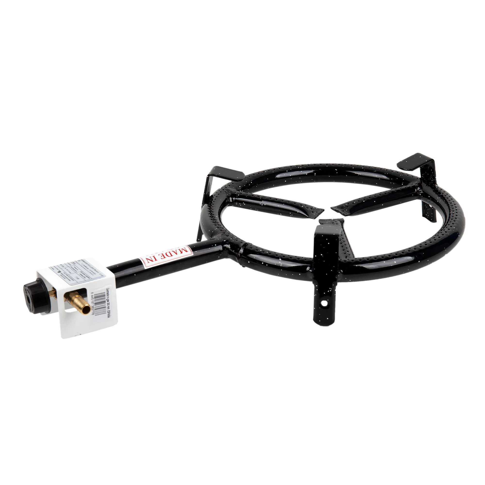 Cofan | Quemador paellero a gas butano/propano | Diferentes diámetros | Apto para paelleras de acero | Color Negro