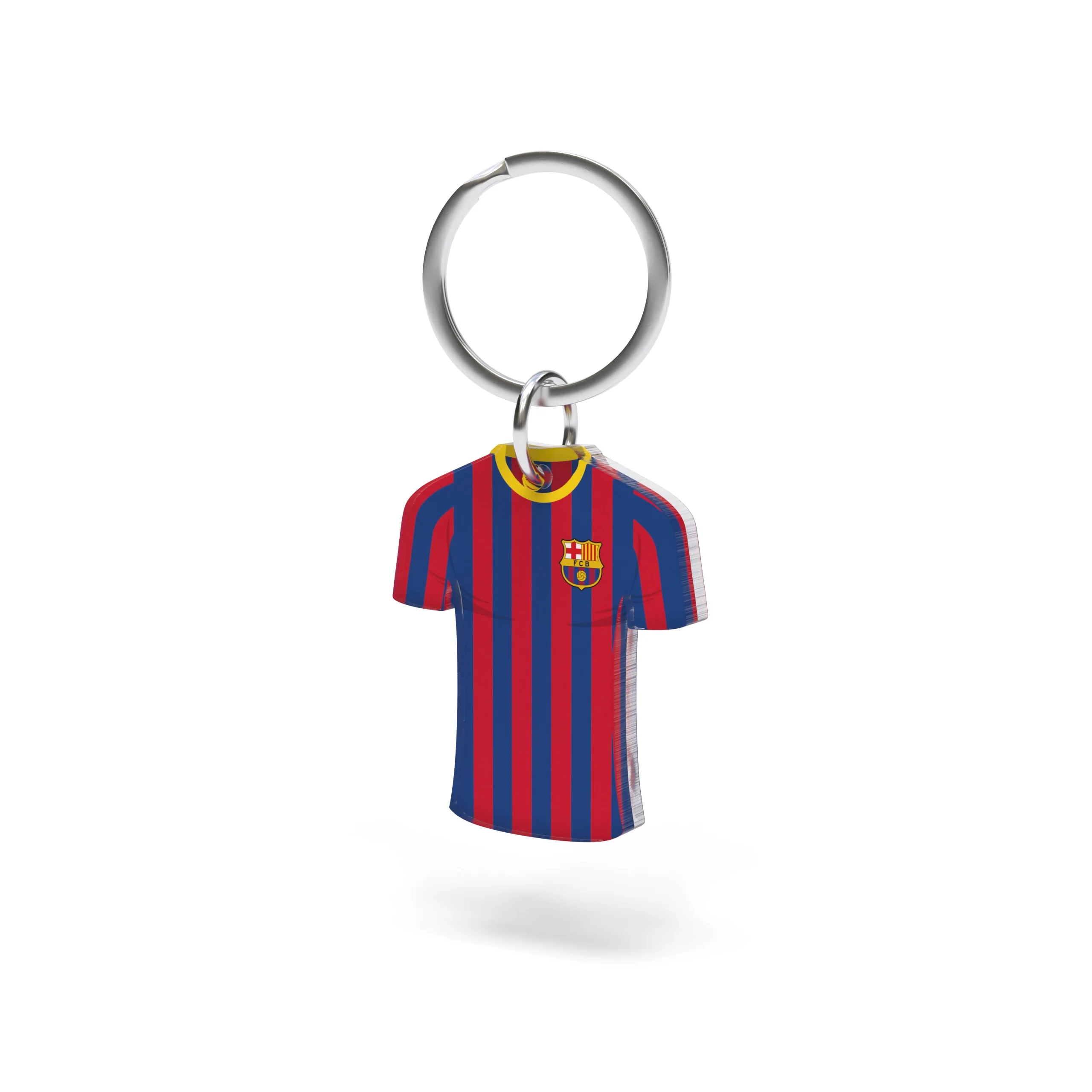 FC Barcelona Llavero Oficial de Metacrilato – Doble Diseño Exclusivo Cara y Dorso – Regalo ideal para Fans del Barça
